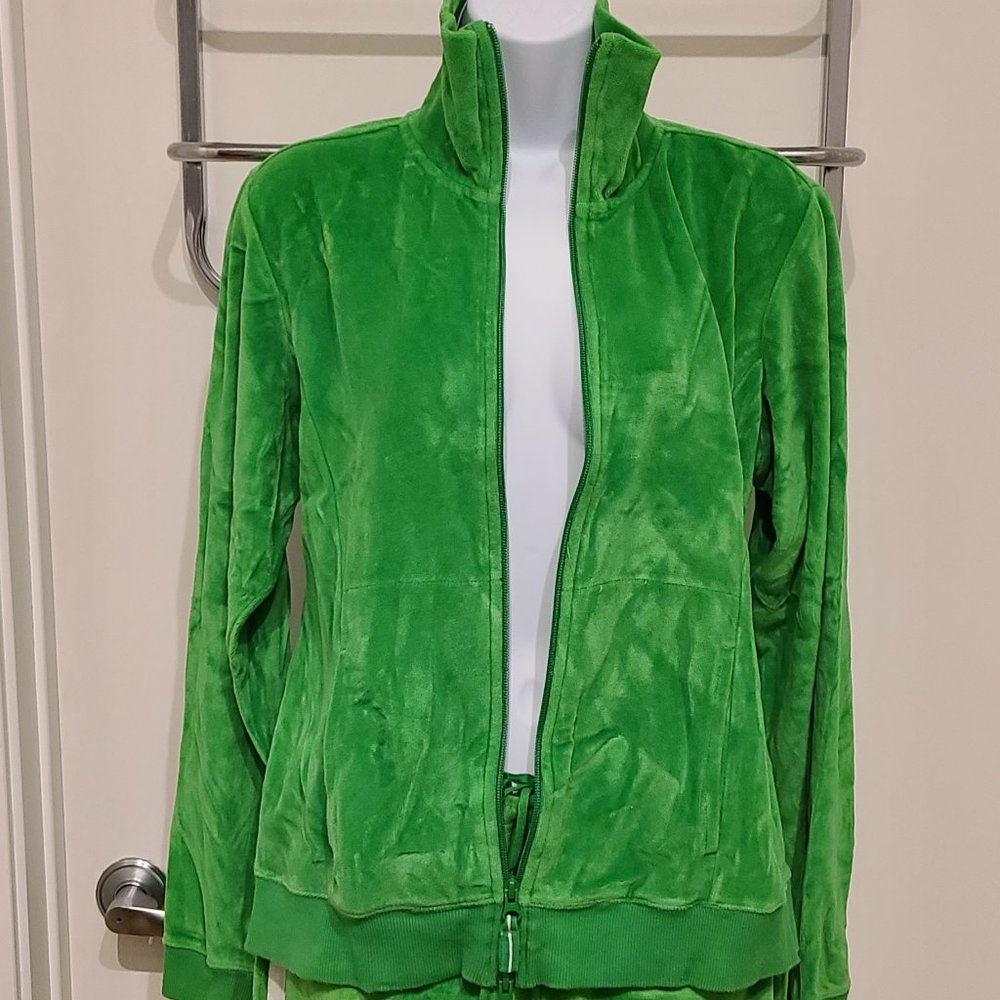 Velour Warm-Up Jacket